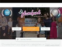 Tablet Screenshot of plumfund.com